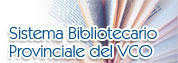 Sistema bibliotecario provinciale del VCO
