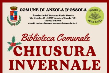 Chiusura natalizia Biblioteca Comunale